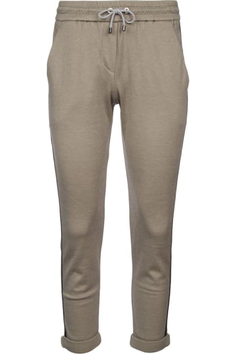 Brunello Cucinelli Pants & Shorts for Women Brunello Cucinelli Drawstring Track Pants