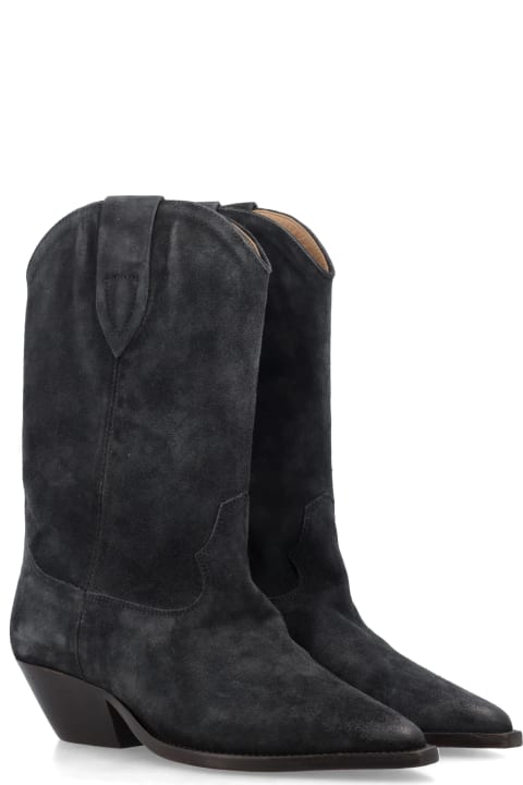 Isabel Marant Boots for Women Isabel Marant Duerto Suede Cowboy Boots