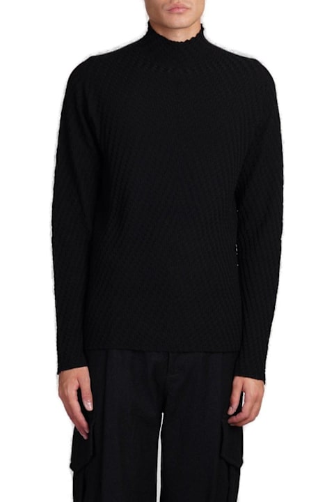 Giorgio Armani for Men Giorgio Armani Jacquard Mock-neck Jumper