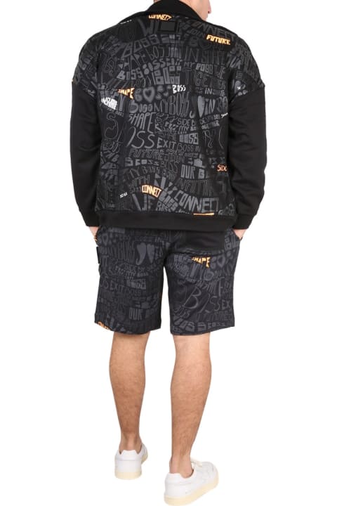 سترات صوف وبدل رياضية لـ القسم الرجالي Hugo Boss Sweatshirt With Logo
