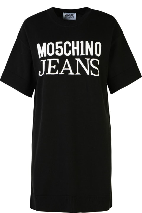 Fashion for Women M05CH1N0 Jeans Black Cotton Dress