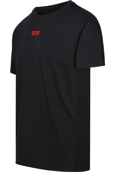 GCDS for Women GCDS Black Cotton T-shirt