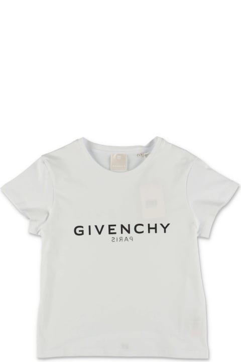 Givenchy T-shirt Bianca In Jersey Di Cotone