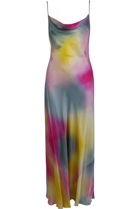 Fashion for Women MSGM Msgm Watercolour Maxi Camisole Dress