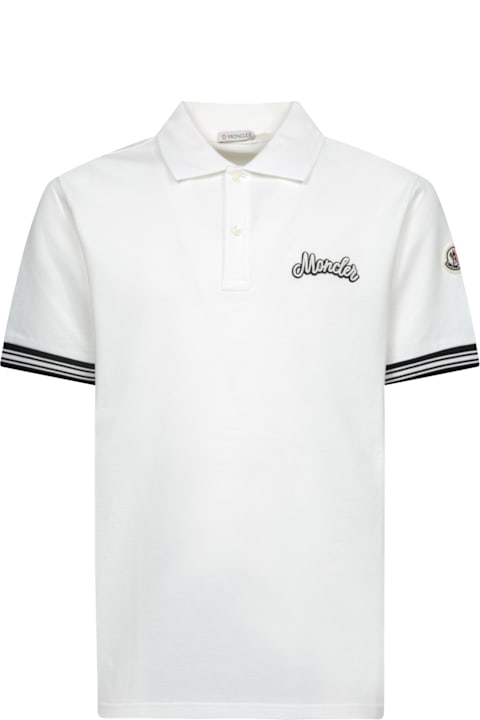 Moncler for Men Moncler Logo Embroidered Short-sleeved Polo Shirt