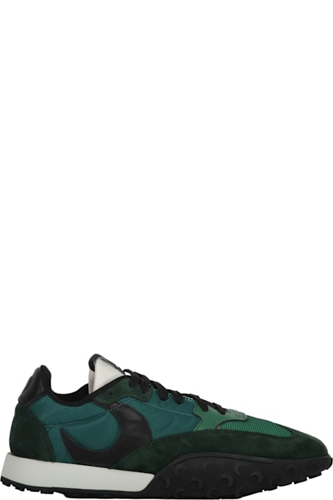 Fashion for Kids Marine Serre Leather And Suede Inserts Sneakers