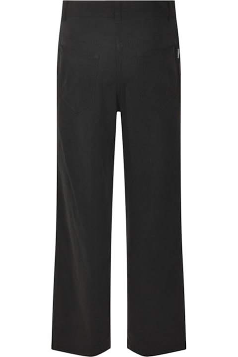 Aspesi for Women Aspesi Wide Straight Leg Plain Trousers