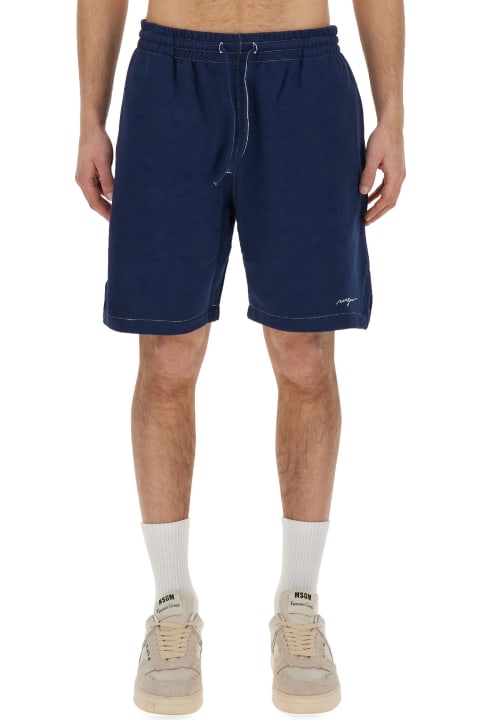 MSGM for Men MSGM Bermuda Shorts With Embroidered Logo