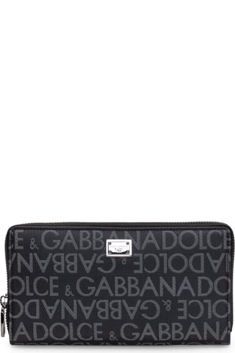 Dolce & Gabbana Wallets for Men Dolce & Gabbana All-over Monogrammed Wallet