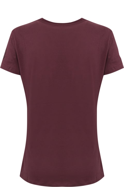 Elisabetta Franchi Topwear for Women Elisabetta Franchi Jersey T-shirt With Logo On The Sleeve