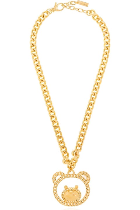 Moschino Necklaces for Women Moschino Teddy Bear Pendant Necklace