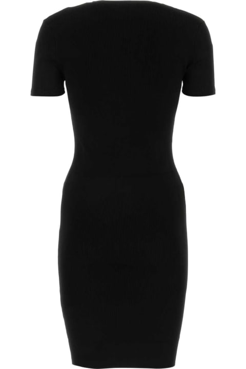 Givenchy Women Givenchy Black Stretch Viscose Blend Mini Dress