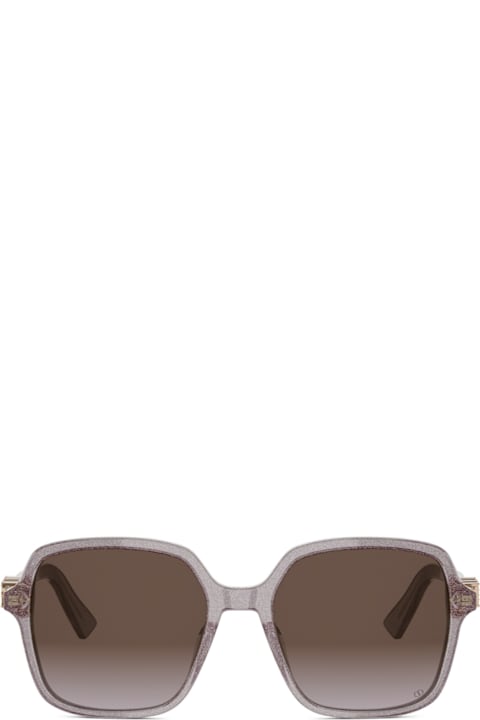 Homeware Dior Eyewear Dior Diortreasure S1i 84f2 Viola Glitterato Trasparente Sunglasses