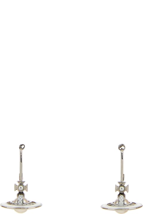 Jewelry Sale for Women Vivienne Westwood Silver Metal Simonetta Earrings