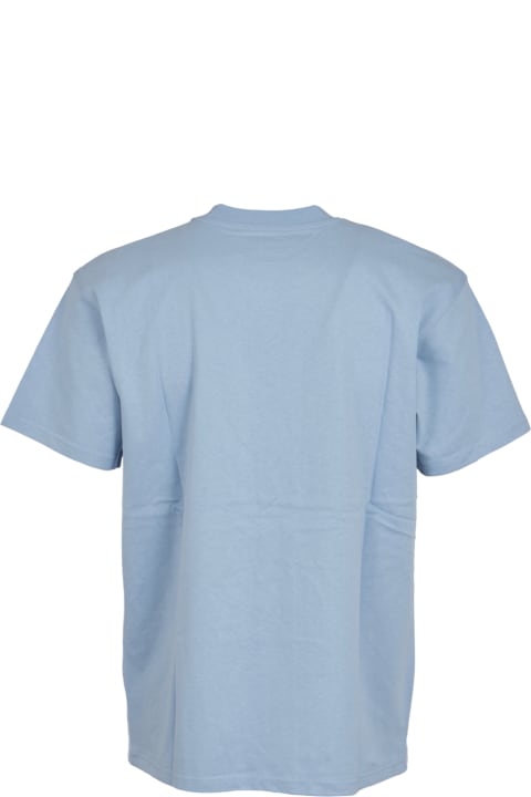 Carhartt ملابس علوية لـ القسم الرجالي Carhartt American Script T-shirt