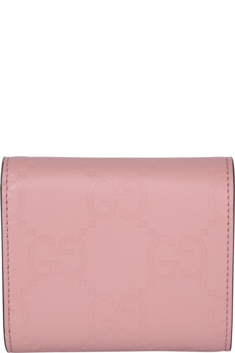 Gucci for Women Gucci Gilbert Monogram Tonal Pink Wallet