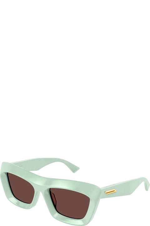 Homeware Bottega Veneta Eyewear Bv1283s-004 - Green Sunglasses