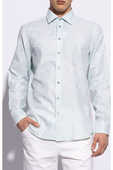 Etro for Men Etro Paisley Jacquard Long-sleeved Shirt