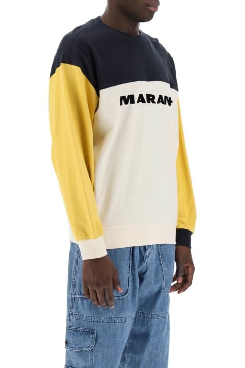 Isabel Marant Fleeces & Tracksuits for Men Isabel Marant Aftone Color Block Pique Sweatshirt