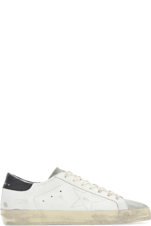 Fashion for Men Golden Goose Two-tone Leather Superstar Skate Sneakers