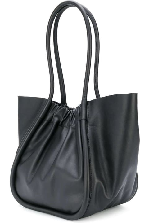 Large Ruched Tote Bag
