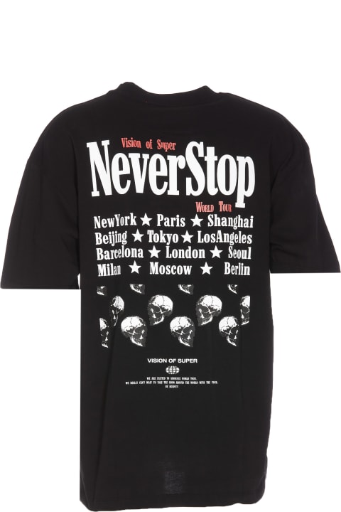 Never Stop Print T-shirt