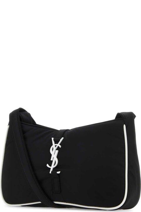 Saint Laurent Totes for Men Saint Laurent Black Econylâ® Le 5 ã 7 Shoulder Bag