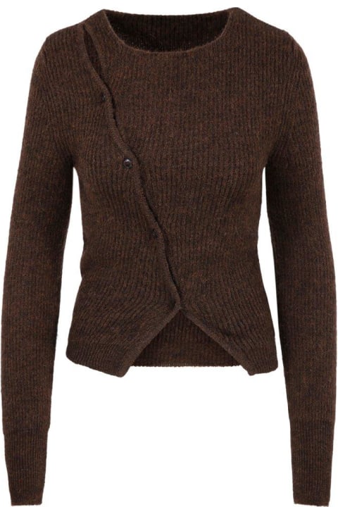 Sweaters for Women Jacquemus La Pau Cut-out Long-sleeved Cardigan