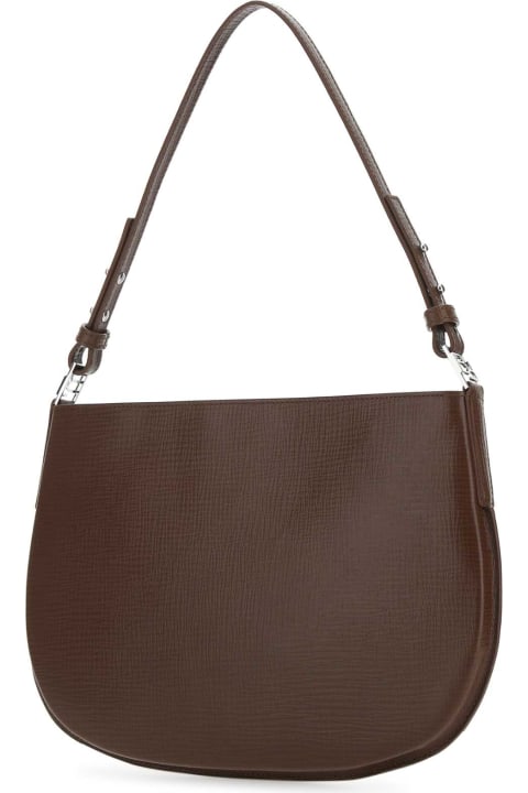 BY FAR for Women BY FAR Brown Leather Issa Shoulder Bag