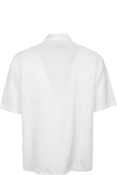 メンズ Family First Milanoのシャツ Family First Milano Short Sleeve Cupro Shirt