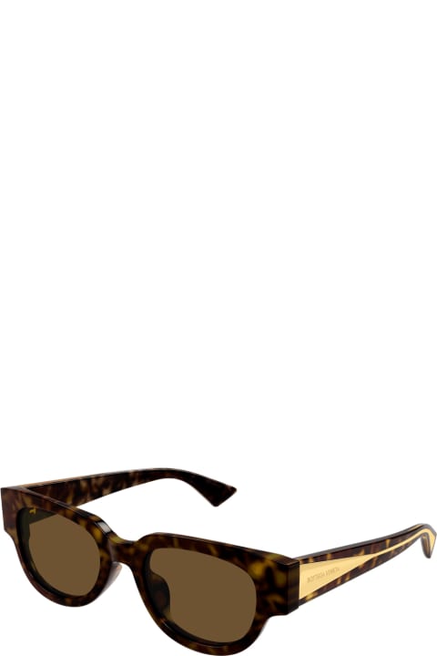 Accessories for Women Bottega Veneta Eyewear Bv1278sa Tri-fold-line New Classic 002 Sunglasses