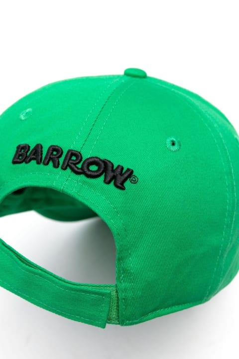 メンズ 帽子 Barrow Green Baseball Hat With Logo