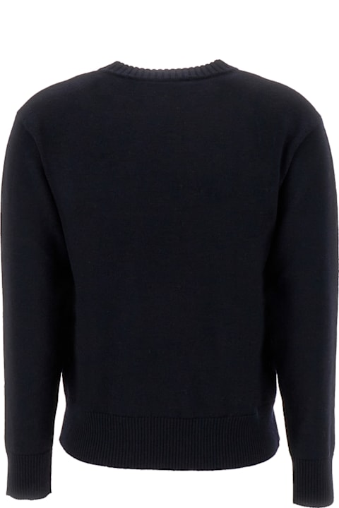 New Season Heroes for Women Max Mara Studio Midnight Blue Wool Sweater