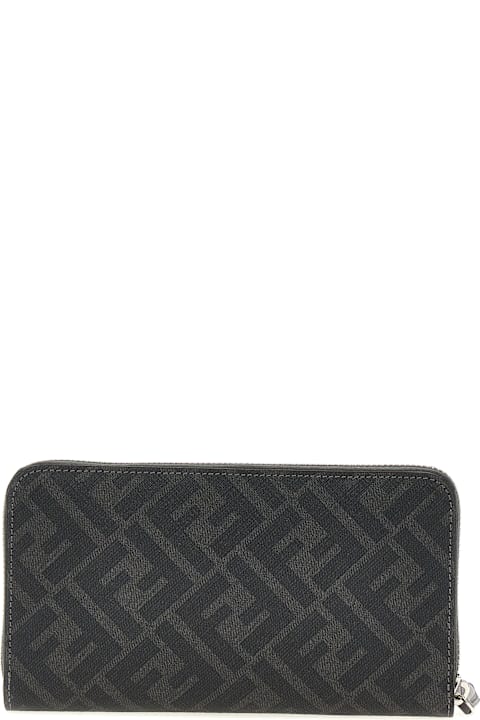 Fendi for Men Fendi 'zip Around Fendi Diagonal' Wallet