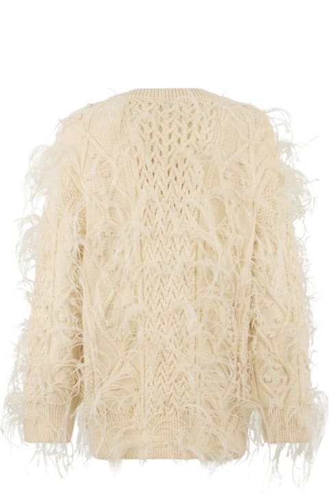 Homeware Valentino Garavani Sweater With Crew Neck In Virgin Wool