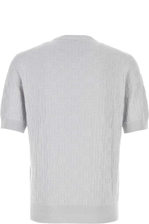 Homeware Dolce & Gabbana Light Grey Silk Sweater