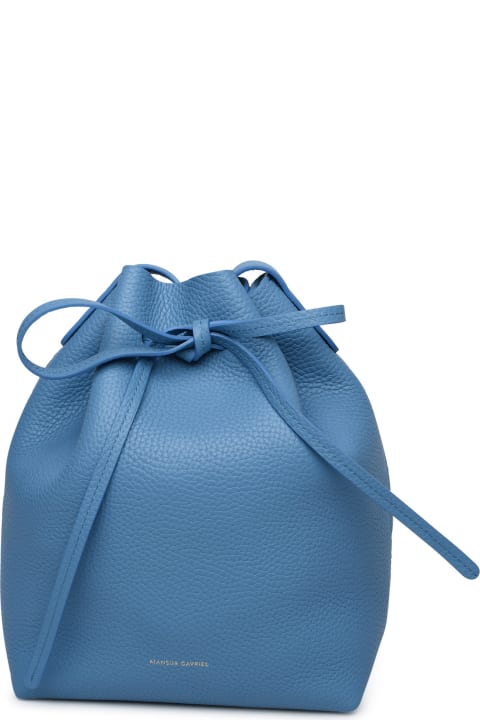 Mansur Gavriel Bags for Women Mansur Gavriel Lago Leather Mini Bucket Bag