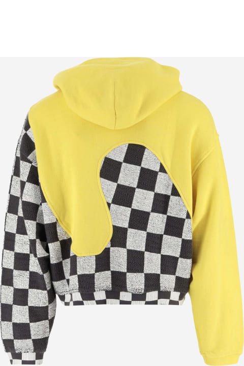 メンズ フリース＆ラウンジウェア ERL Cotton Sweatshirt With Graphic Pattern