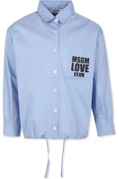 MSGM Dresses for Girls MSGM Chemisier Con Stampa