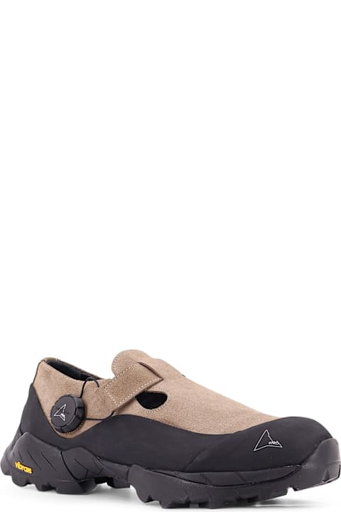 ROA for Kids ROA Pala Suede Sneakers With Cut-out Detail