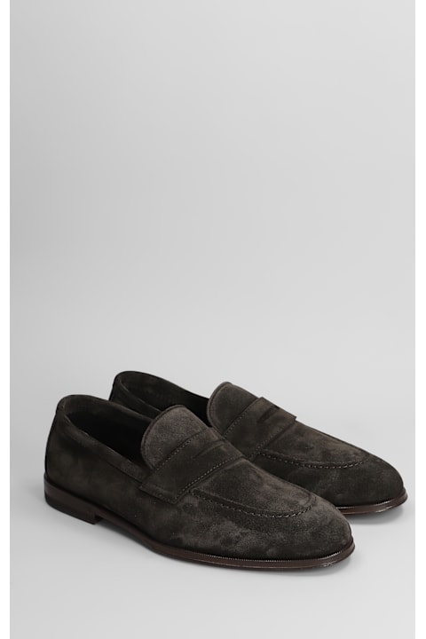 メンズ Henderson Baraccoのシューズ Henderson Baracco Loafers In Brown Suede