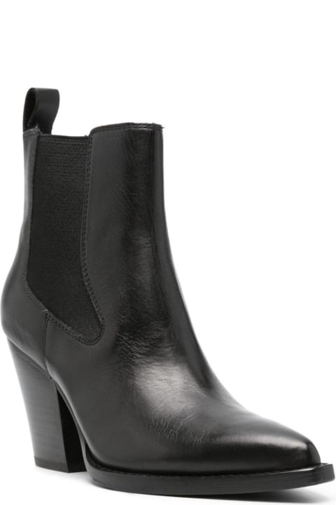 Boots for Women Ash Emi Black Leather Boots