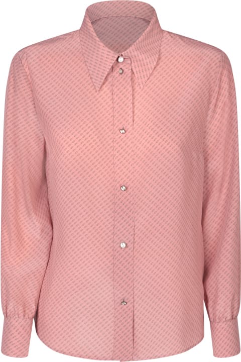 Topwear for Women Gucci Silk G Pink Shirt