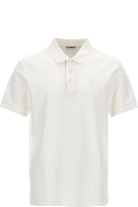Homeware Burberry Logo Embroidery Polo Shirt