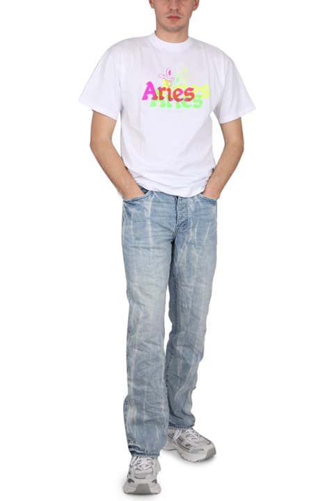Aries for Kids Aries Trippy Aye Duck T-shirt