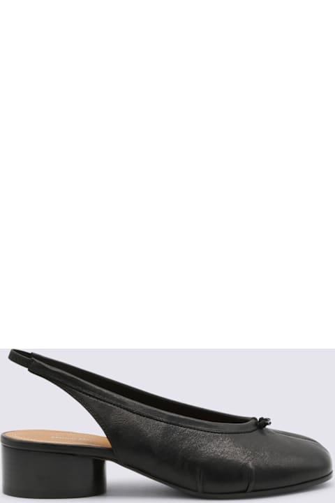 Maison Margiela Black Leather Sandals