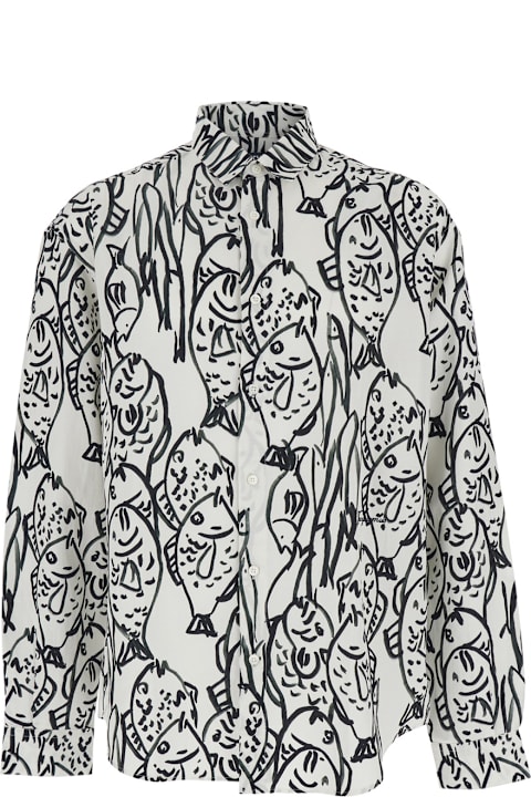 أدوات منزلية Jacquemus Shirt With Fish Print
