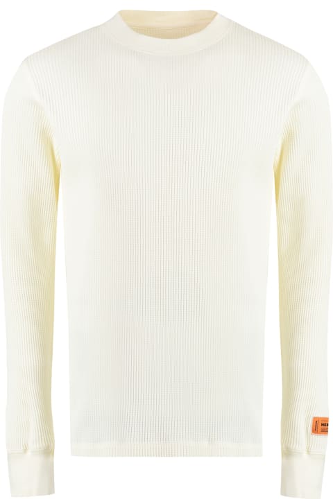 HERON PRESTON Sweaters for Women HERON PRESTON Cotton Crew-neck Sweater
