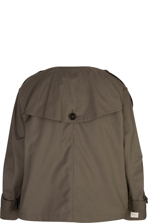 Max Mara Green Jim Trench Coat