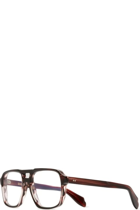 Cutler and Gross for Kids Cutler and Gross Cutler And Gross 1394 14 Striped Brown Havana Glasses